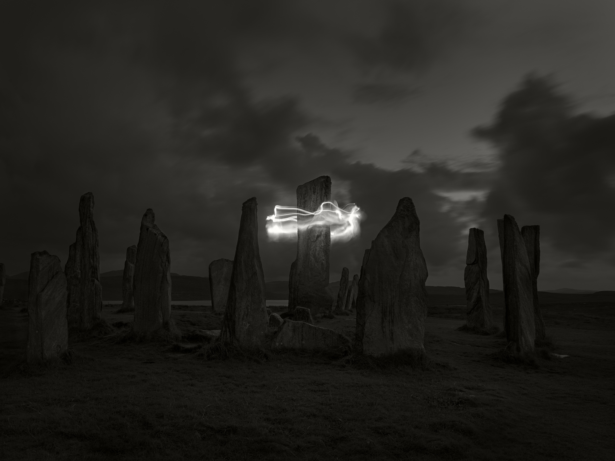 Callanish Stone And Light 1, Scotland, 2019